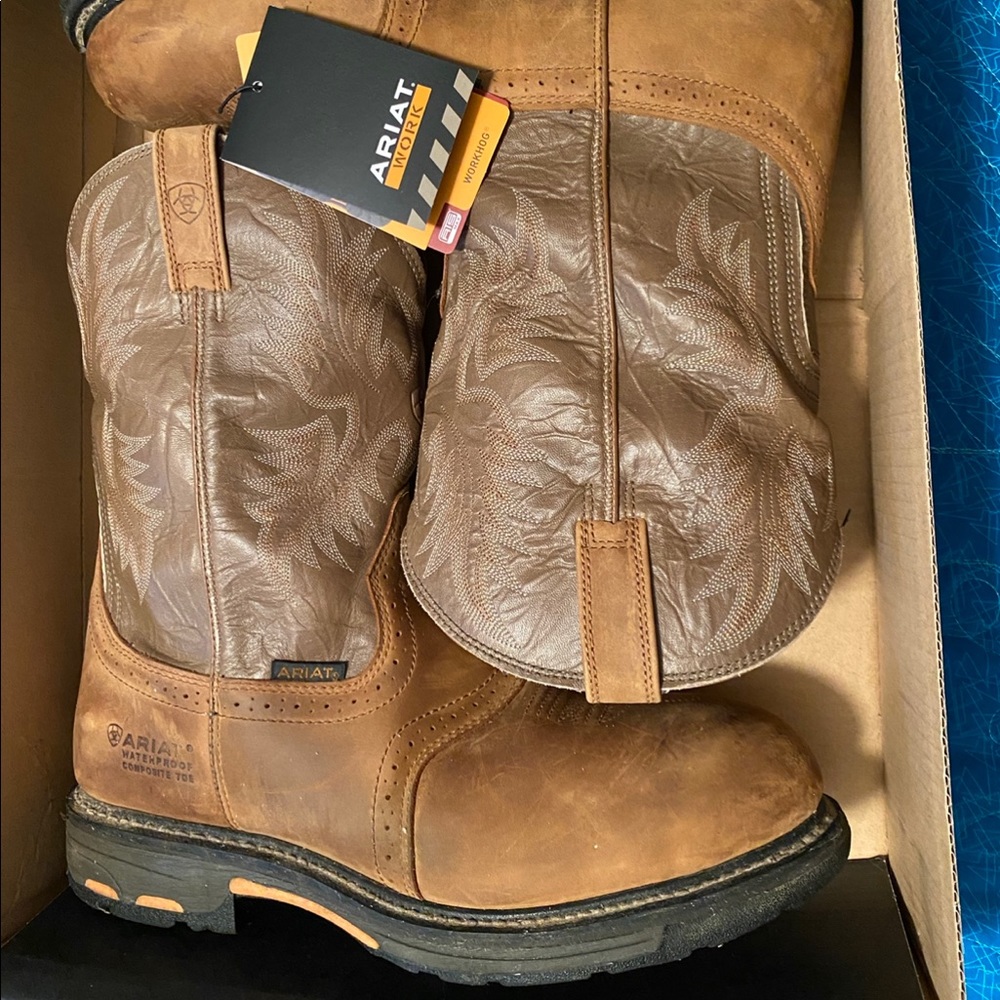 Ariat “work hog” men’s boots size 14 EE wide